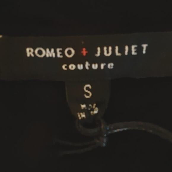 Romeo & Juliet Couture Faux Leather Moto Style Jacket EUC - Picture 7 of 10